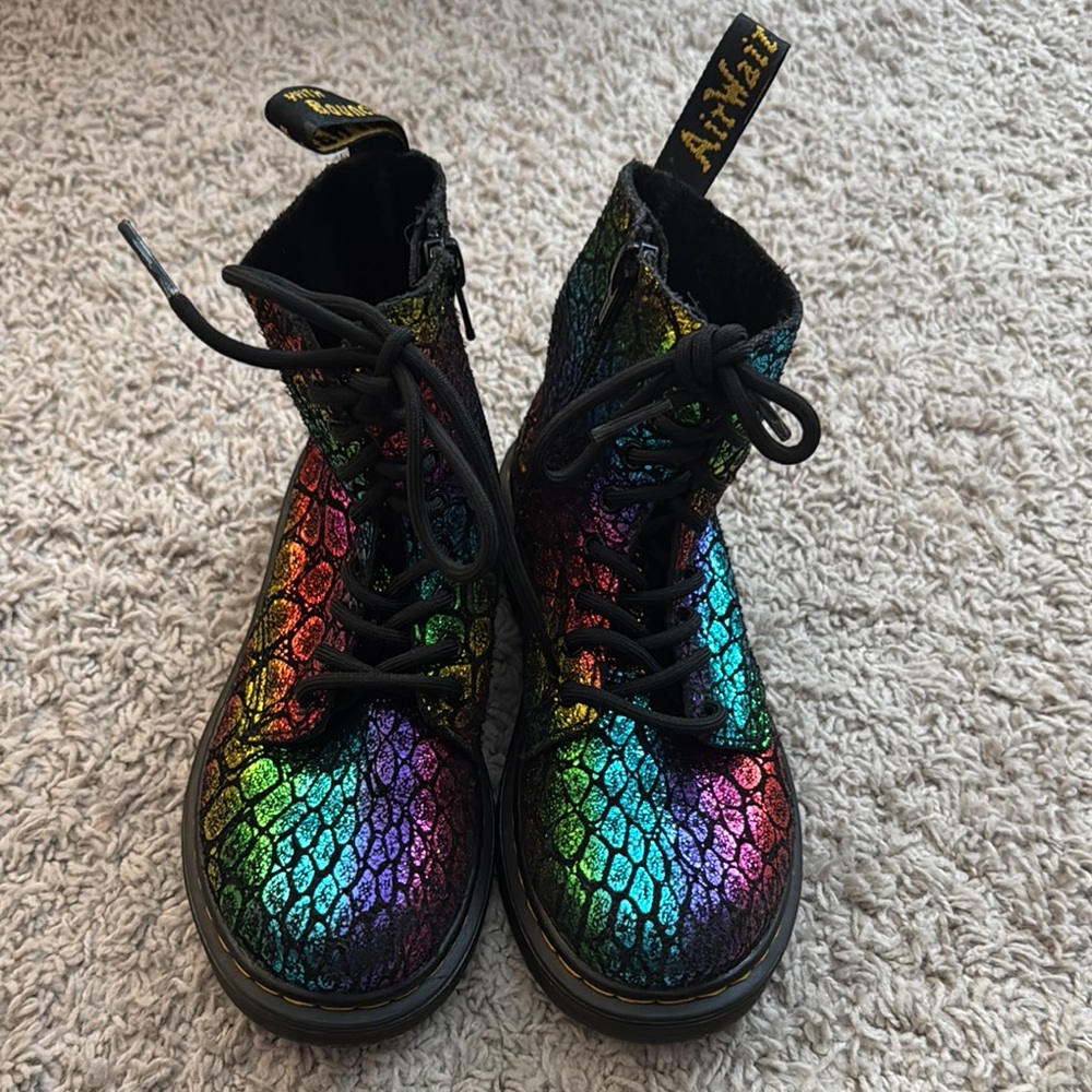 Dr. Martens Rainbow Holographic Boots